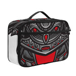 Robot Samurai Mask Print Portable Lunch Bag