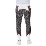 Robot Samurai Mask Print Scuba Joggers
