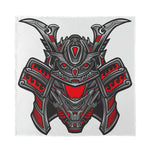 Robot Samurai Mask Print Silk Bandana