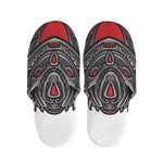 Robot Samurai Mask Print Slippers