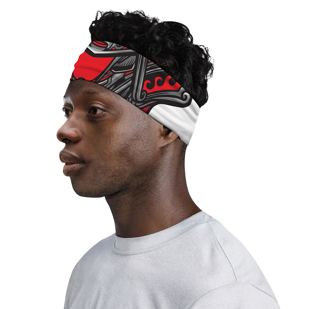 Robot Samurai Mask Print Sports Headband
