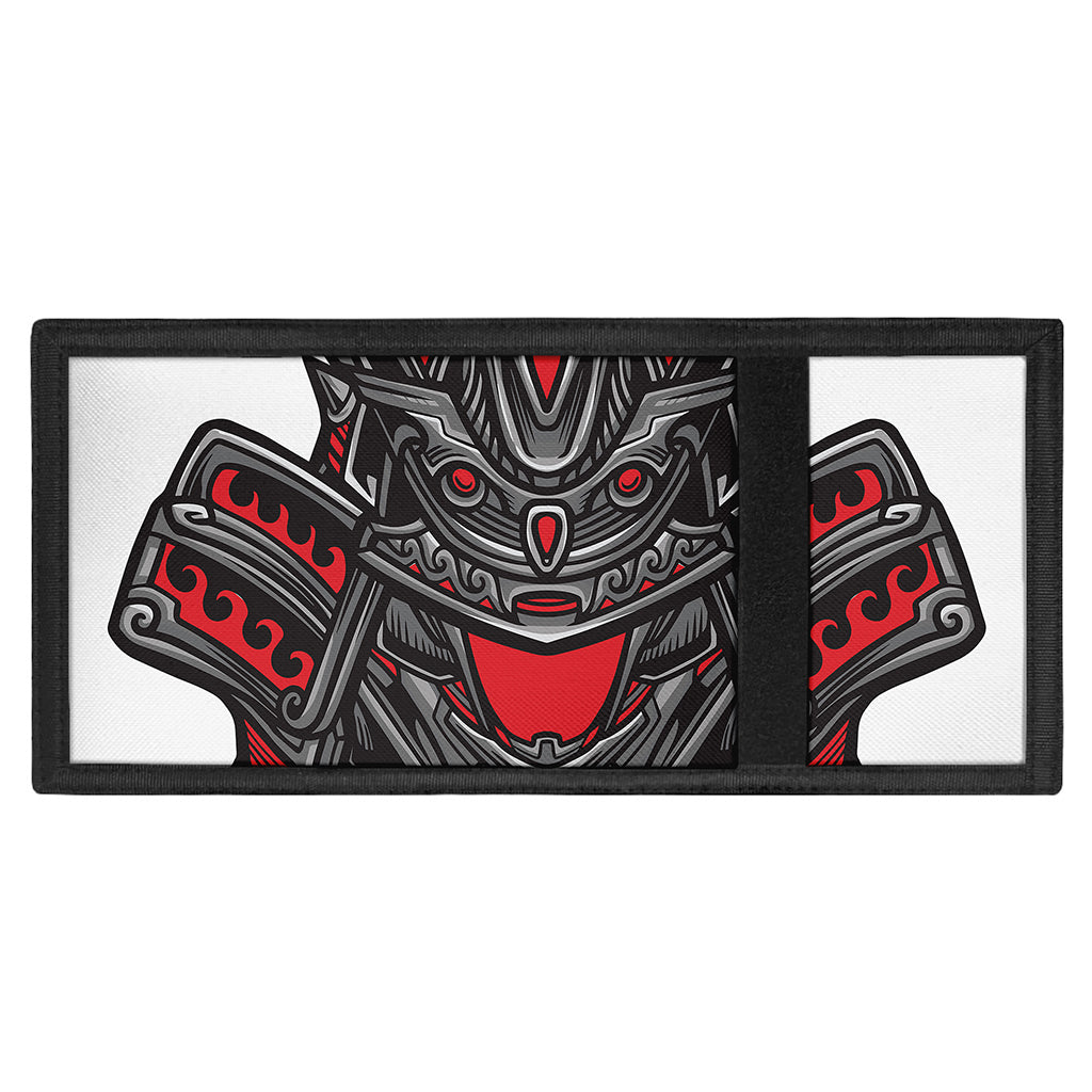 Robot Samurai Mask Print Trifold Wallet
