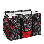 Robot Samurai Mask Print Utility Tote Bag