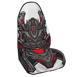 Robot Samurai Mask Print Waterproof Car Seat Cover