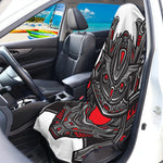 Robot Samurai Mask Print Waterproof Car Seat Cover
