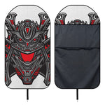 Robot Samurai Mask Print Waterproof Car Seat Cover