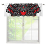 Robot Samurai Mask Print Window Valance