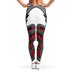 Robot Samurai Mask Print Women's Leggings