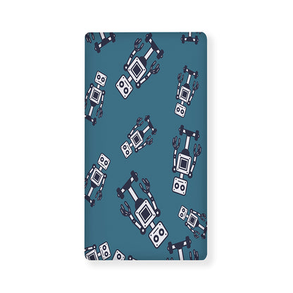 Robot Servant Pattern Print Baby Crib Sheet