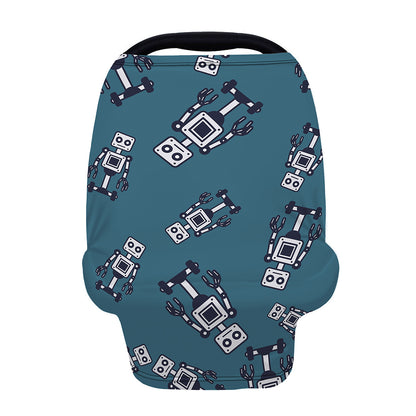 Robot Servant Pattern Print Baby Seat Cover
