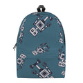 Robot Servant Pattern Print School Backpack