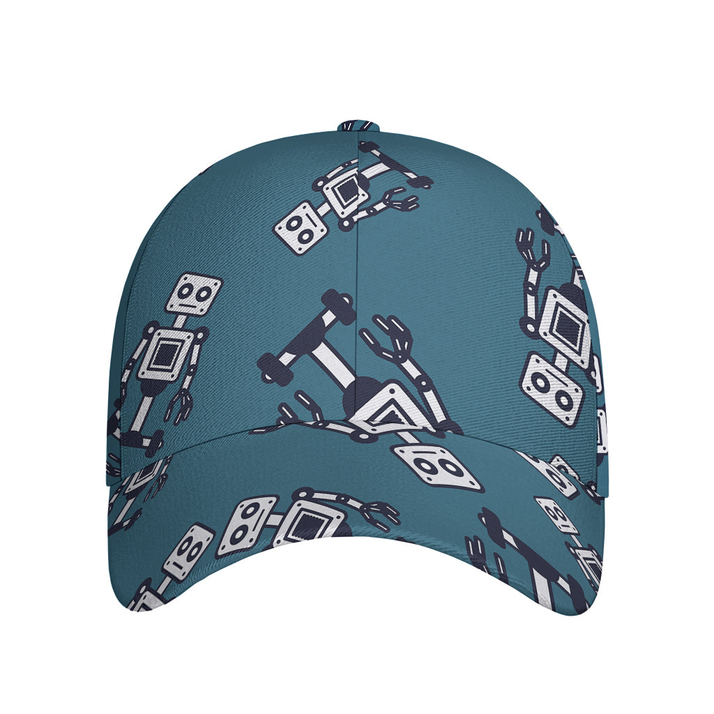 Robot Servant Pattern Print Baseball Cap