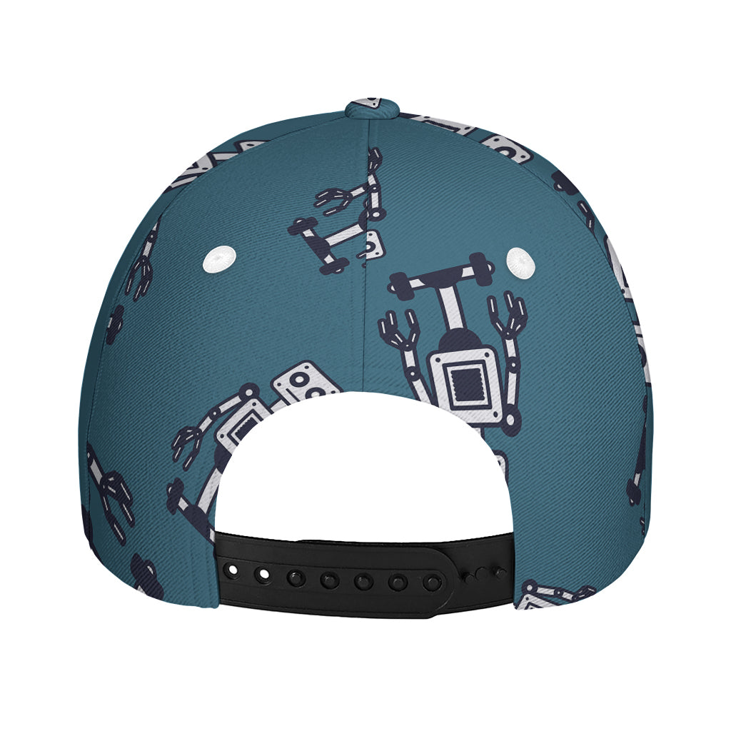 Robot Servant Pattern Print Baseball Cap