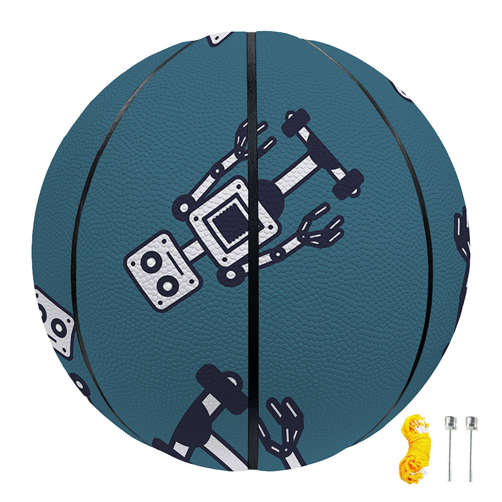 Robot Servant Pattern Print Basketball