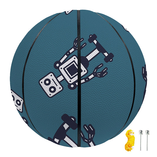 Robot Servant Pattern Print Basketball