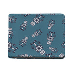 Robot Servant Pattern Print Bifold Wallet