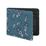 Robot Servant Pattern Print Bifold Wallet