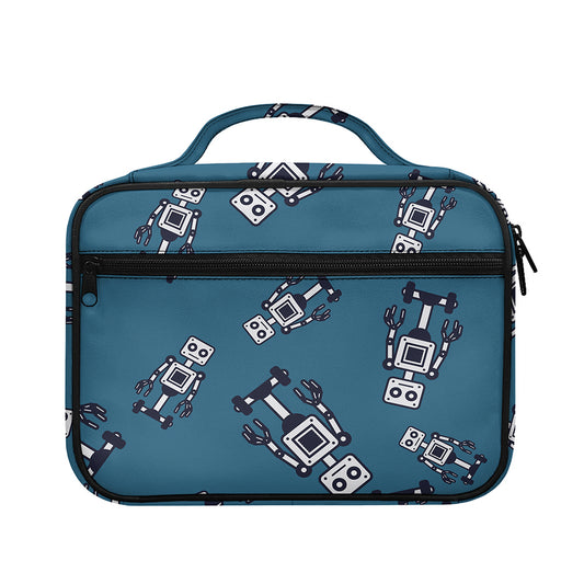 Robot Servant Pattern Print Briefcase Bible Bag