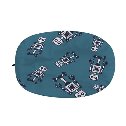 Robot Servant Pattern Print Car Side Mirror Covers