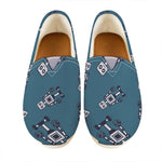 Robot Servant Pattern Print Casual Shoes