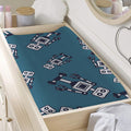 Robot Servant Pattern Print Changing Pad Cover