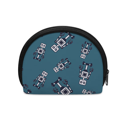 Robot Servant Pattern Print Coin Purse
