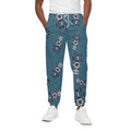 Robot Servant Pattern Print Cotton Sweatpants