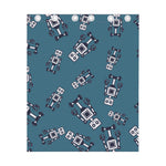 Robot Servant Pattern Print Curtain