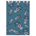 Robot Servant Pattern Print Curtain