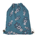 Robot Servant Pattern Print Drawstring Bag