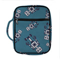 Robot Servant Pattern Print Front Pocket Bible Bag