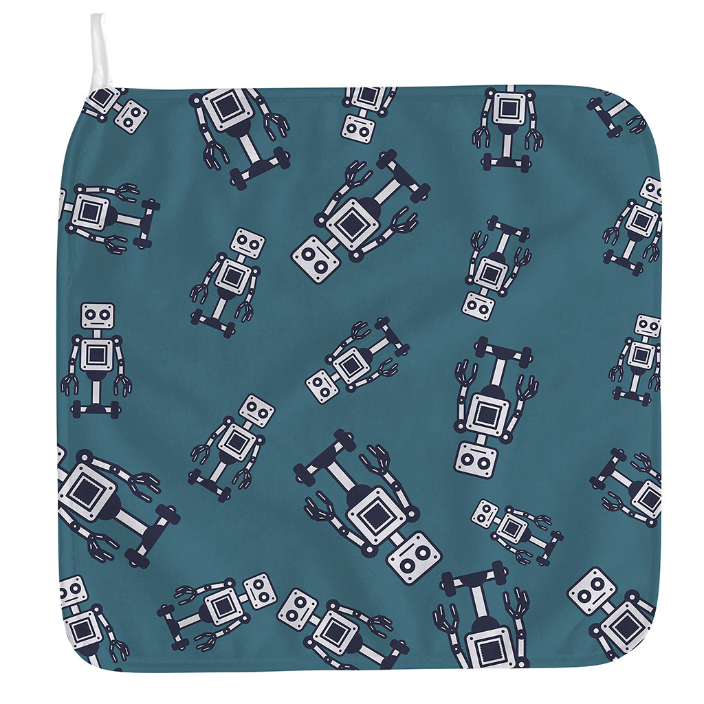 Robot Servant Pattern Print Hand Towel