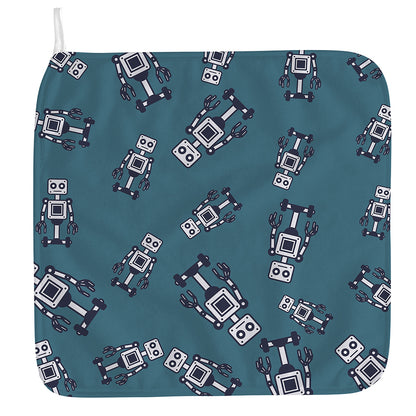 Robot Servant Pattern Print Hand Towel