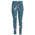 Robot Servant Pattern Print High-Waisted Pocket Leggings