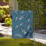 Robot Servant Pattern Print House Flag