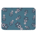Robot Servant Pattern Print Indoor Door Mat