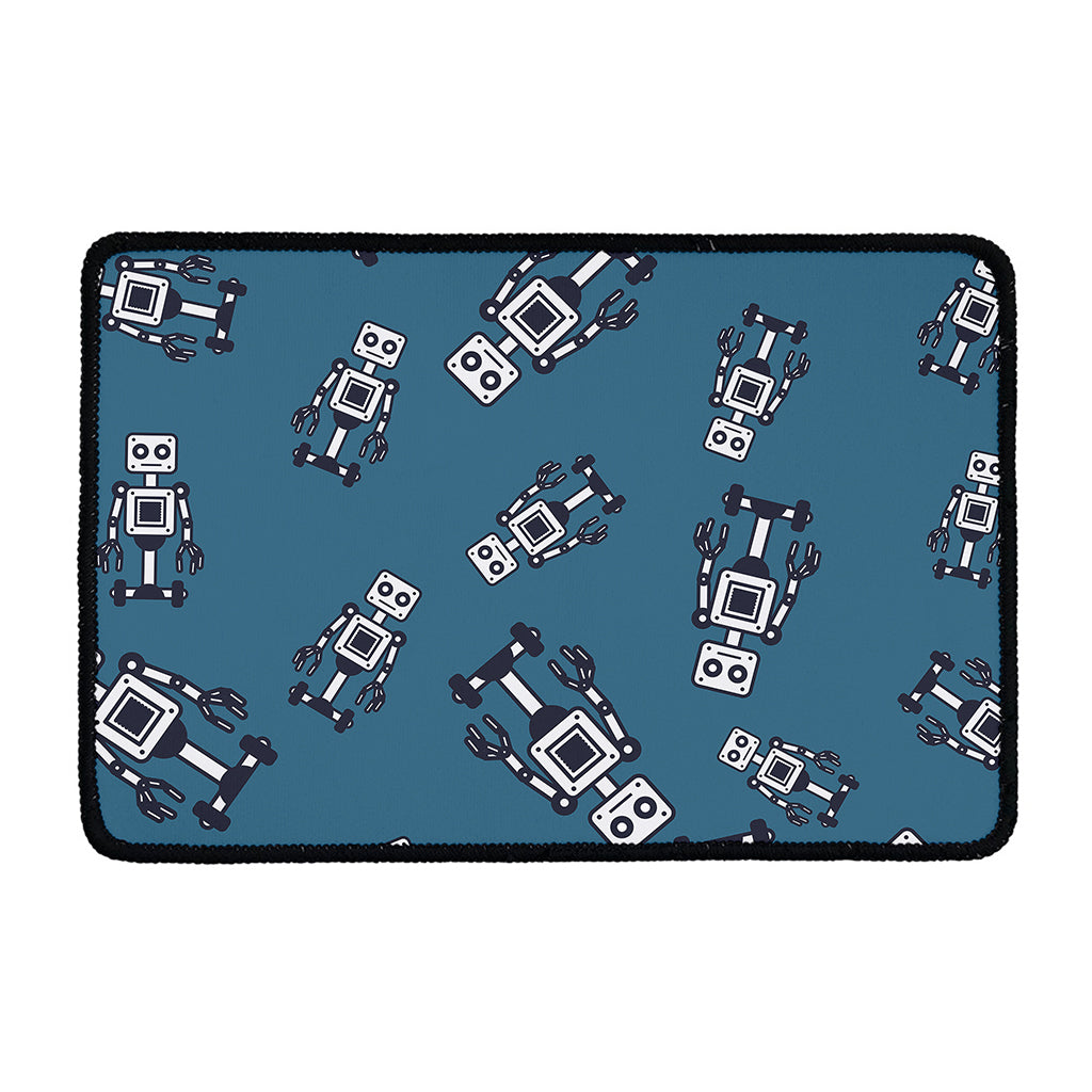 Robot Servant Pattern Print Kitchen Mat