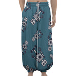 Robot Servant Pattern Print Lantern Pants