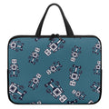 Robot Servant Pattern Print Laptop Sleeve With Handle