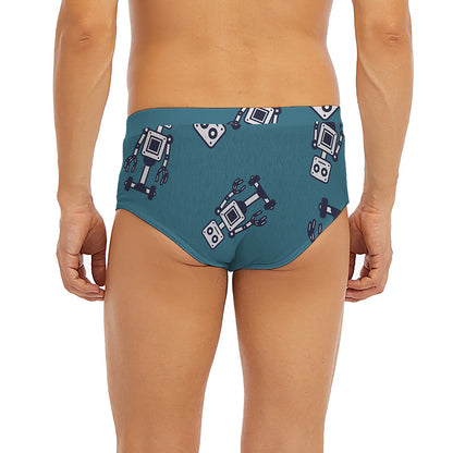 Robot Servant Pattern Print Men's Briefs