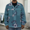 Robot Servant Pattern Print Men's Shirt Jacket