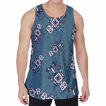 Robot Servant Pattern Print Men's Velvet Tank Top