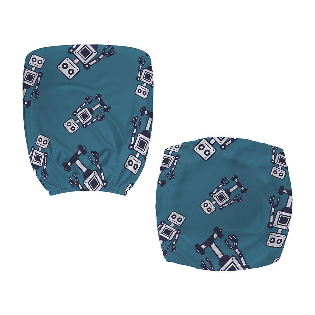 Robot Servant Pattern Print Office Chair Cover