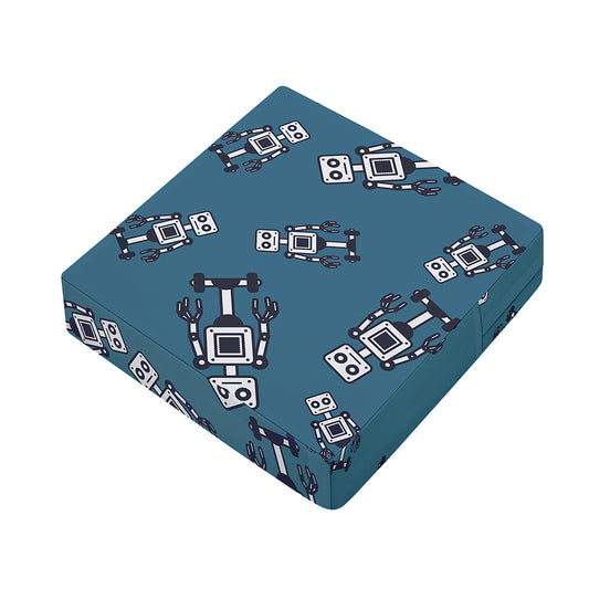 Robot Servant Pattern Print Outdoor Seat Cushion Cover