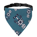 Robot Servant Pattern Print Over The Collar Dog Bandana