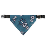 Robot Servant Pattern Print Over The Collar Dog Bandana
