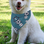 Robot Servant Pattern Print Over The Collar Dog Bandana