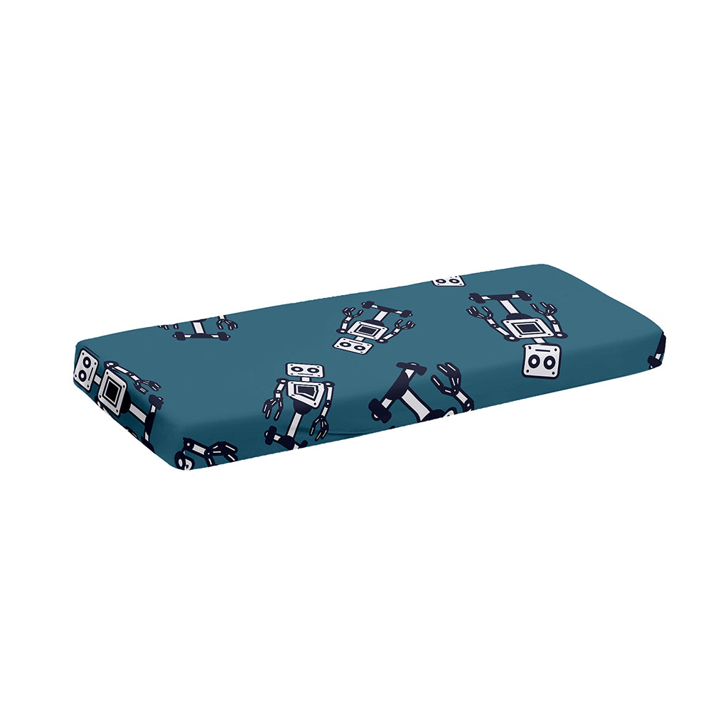 Robot Servant Pattern Print Piano Keyboard Cover