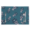 Robot Servant Pattern Print Placemat