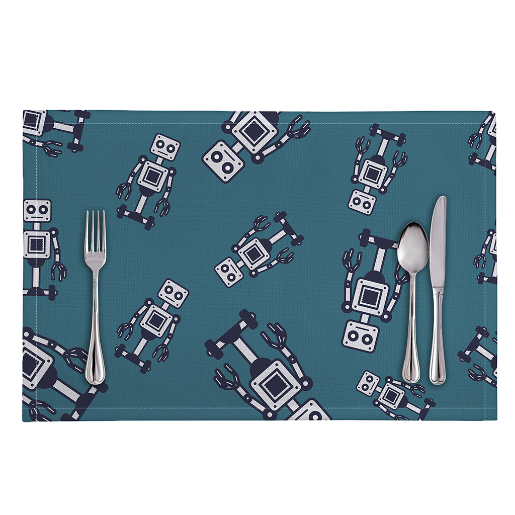 Robot Servant Pattern Print Placemat